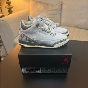 Air Jordan 3 Retro Sneakers GS “Hide N Sneak” With Collectors Patch